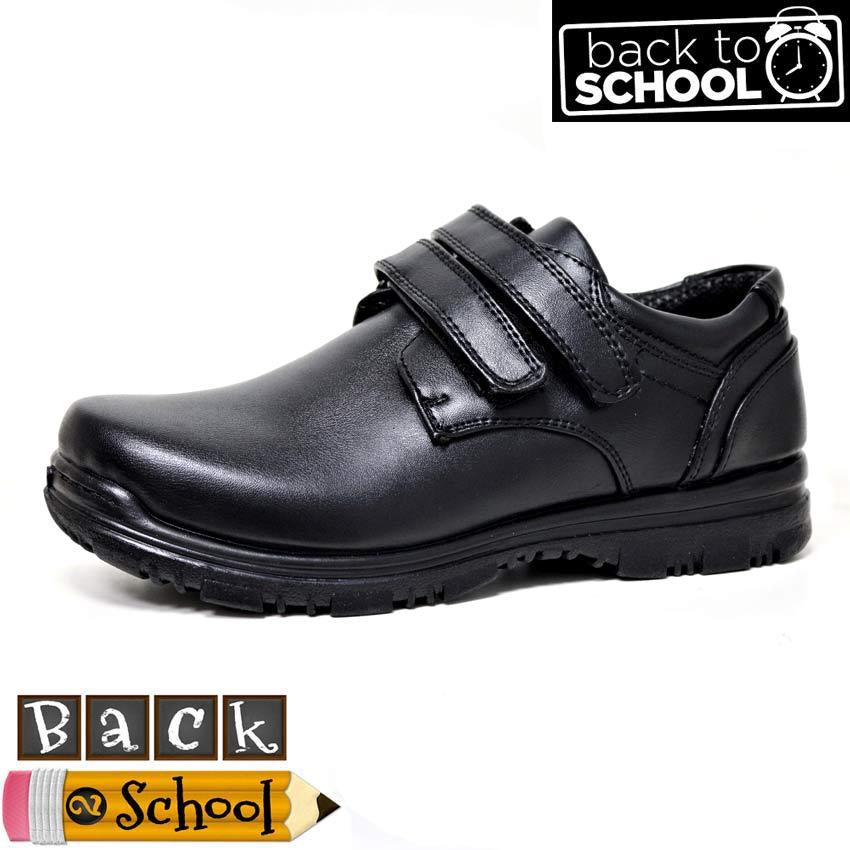 Boys Faux Leather School Shoes Kids Smart Wedding Formal Back to School Shoes