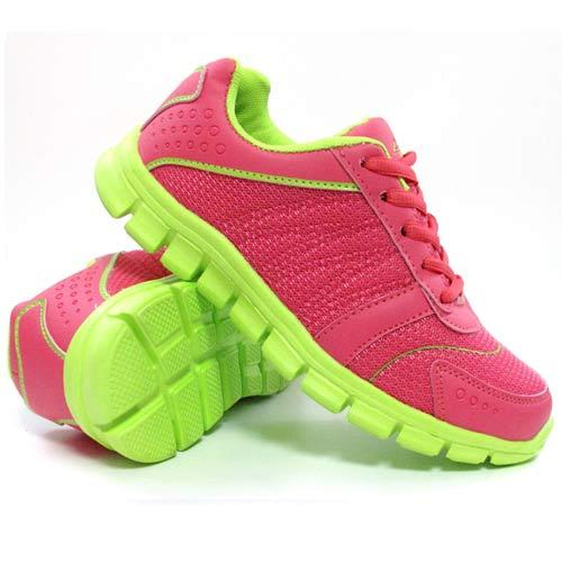 Girls Ladies Running Gym Sports Pumps Casual Shock Absorbing Trainers Shoes Size