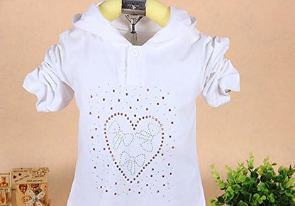 Baby Girls Denim Clothing Sets 3 Pieces Sets T Shirt Denim Jacket and Jeans