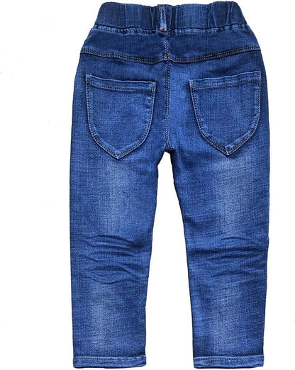 2-11T Toddler Big Girls Pants Clothing Set 2Pcs Cotton Top and Jeans