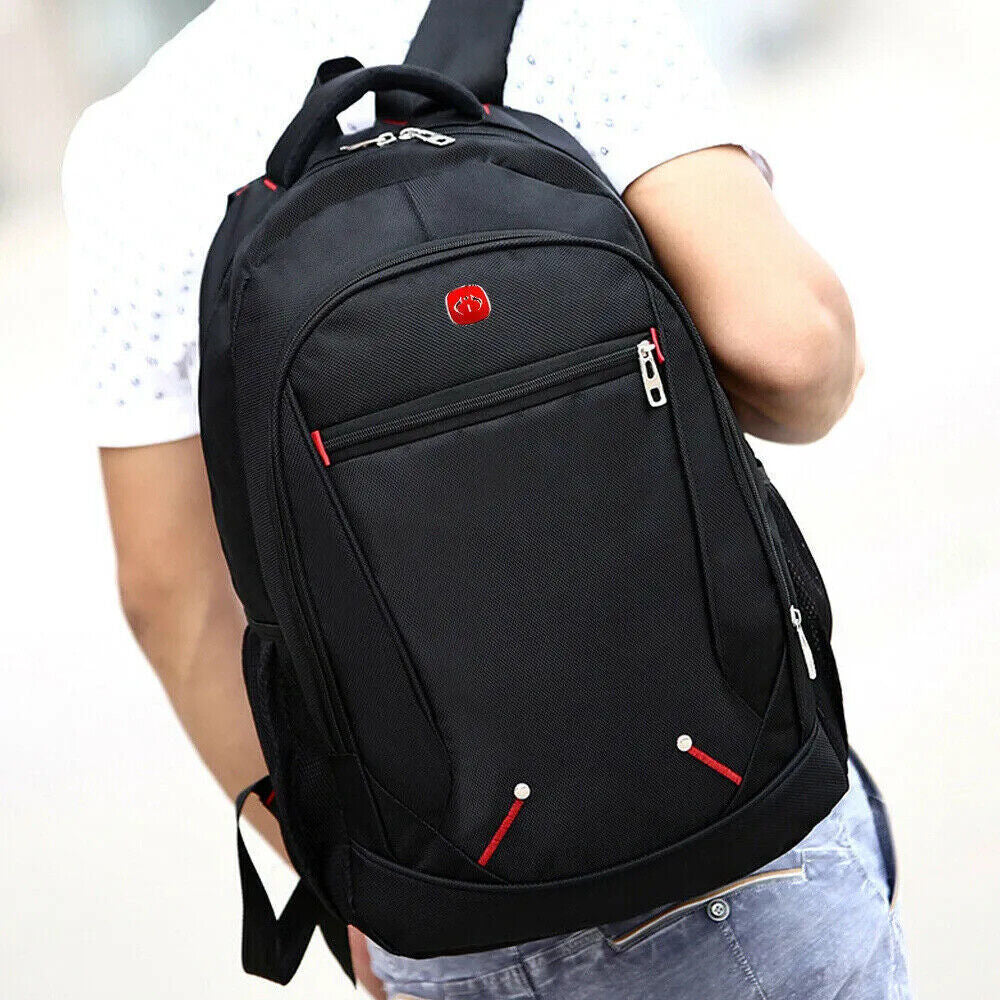 Men & Boys Large Backpack Waterproof Rucksack Shoulder Travel Hiking School Bag