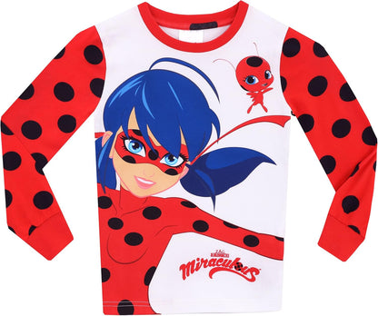 Girls Pyjamas | Snug Fitting Girls Pjs | Ladybug Pyjamas for Kids