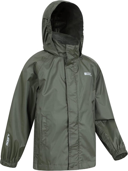 Pakka Kids Waterproof Jacket - Wind Resistant, Lightweight,Breathable Rain Coat for Girls & Boys, Packaway Bag - for Rain, Autumn, Winter