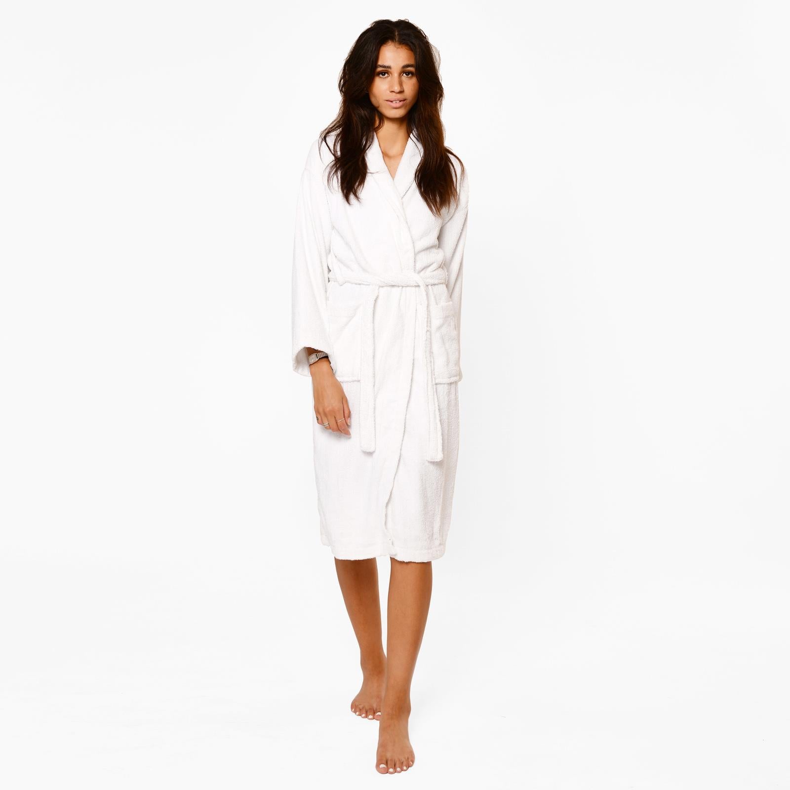 Brentfords Mens 100% Cotton Bath Robe Terry Towel Luxury Dressing Gown Unisex