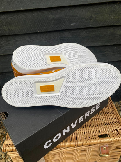 Converse Unisex Jack Purcell Mid Trainers / Saffron Orange / RRP £70