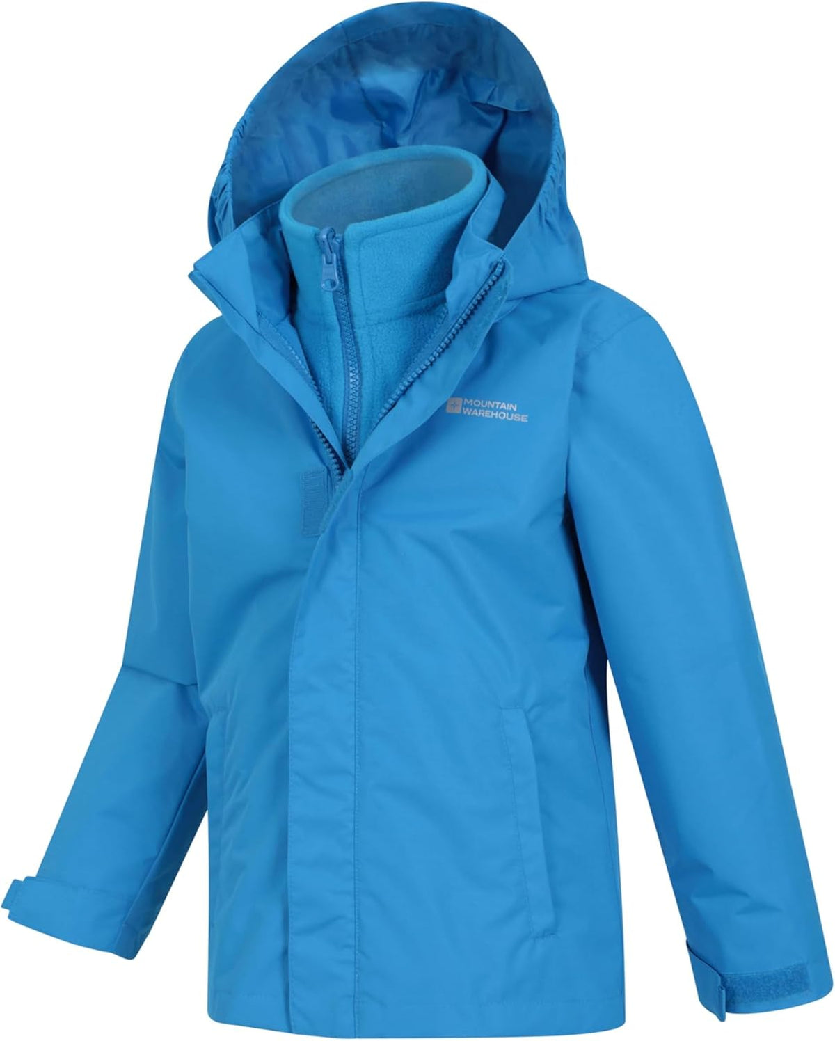 Fell Kids 3 in 1 Jacket - Water-Resistant Triclimate Raincoat, Detachable Inner Coat & Packaway Hood - for Walking, Hiking & Outdoors