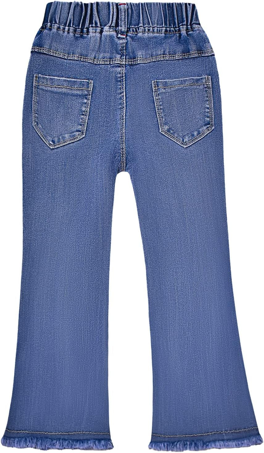 2-11T Toddler Big Girls Pants Clothing Set 2Pcs Cotton Top and Jeans