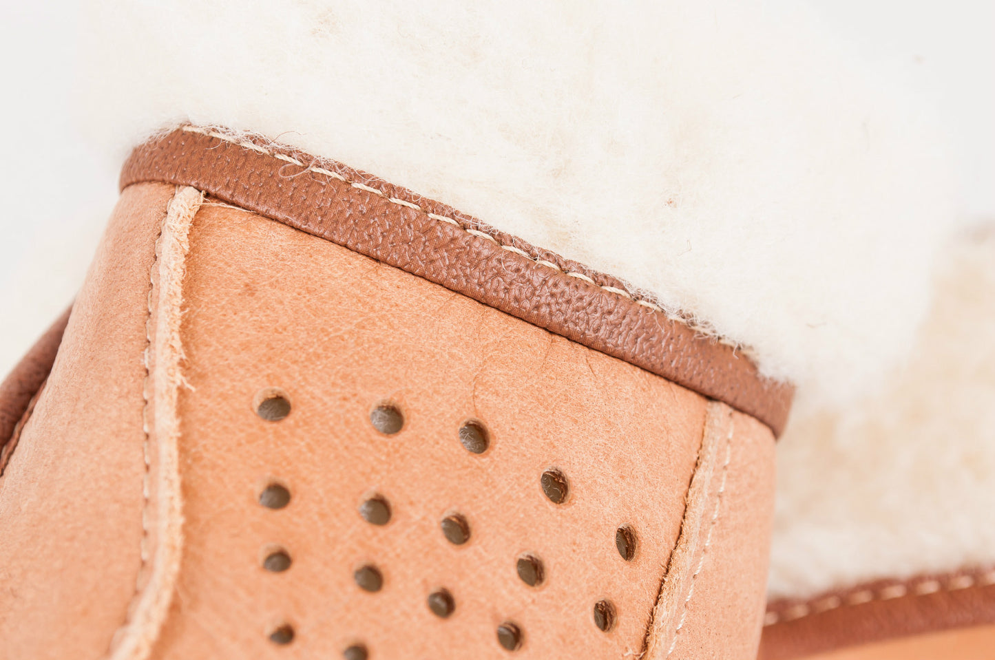 Ladies/Women`S 100% Natural Leather Warmed Slippers with Sheepskin Wool All Size