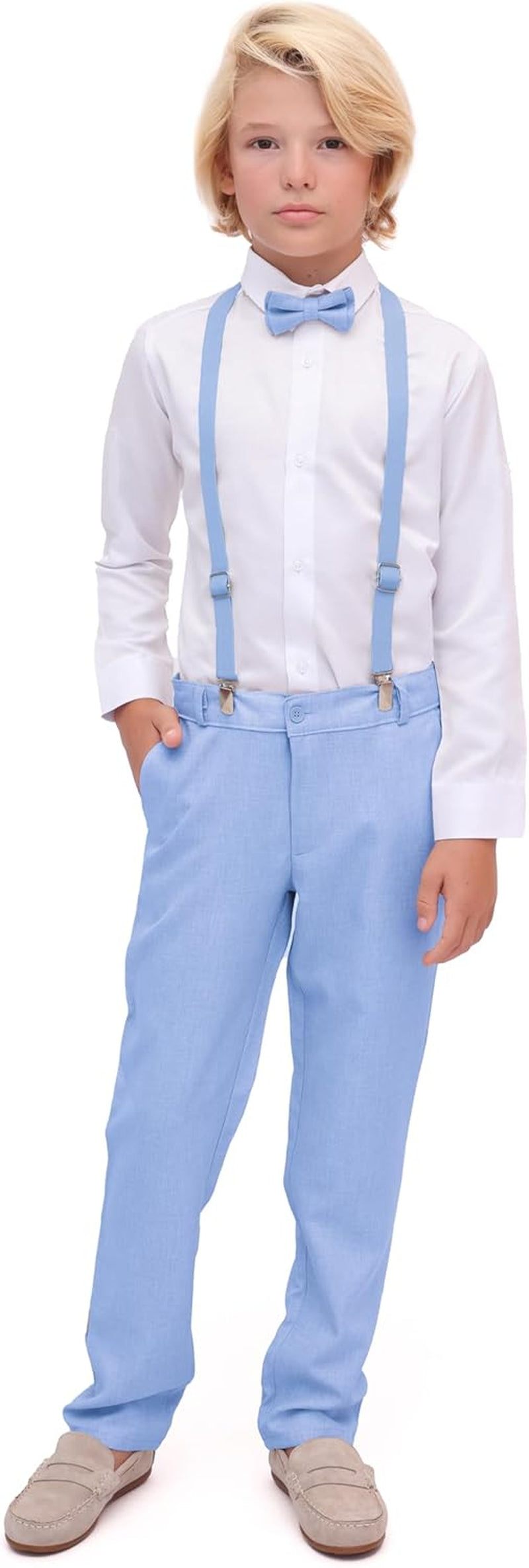 Boys Formal Slim Fit Boy Pant Set of 4 Pcs, Gentleman Wedding Outfits, Formal Dress Set