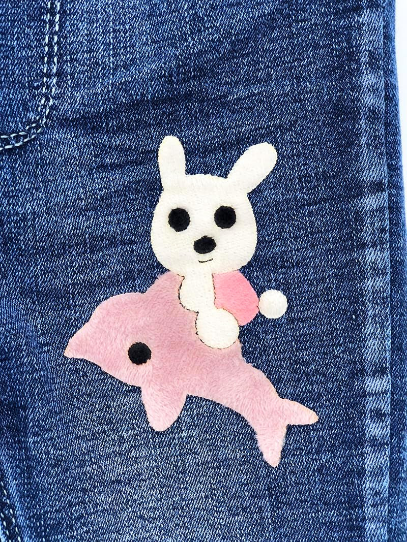 18Months-10T Little Big Kids Girls Clothing Sets 2Pcs Top Cotton Knitted Sweater Pullover with Denim Jeans