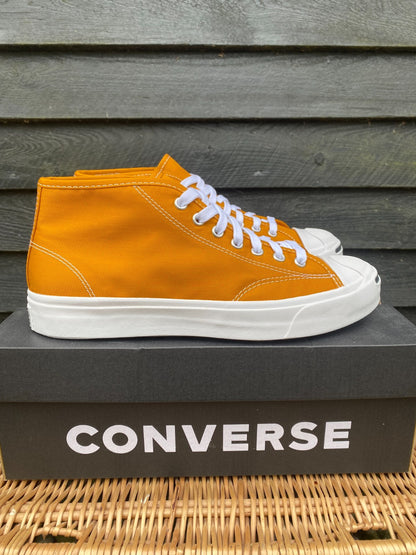 Converse Unisex Jack Purcell Mid Trainers / Saffron Orange / RRP £70