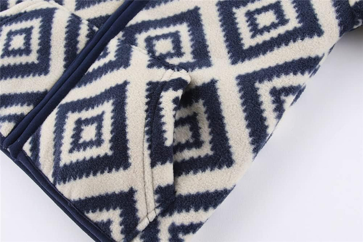 Boys Girls Polar Fleece Jacket with Hood Winter Thick Warm Outerwear Funny Cartoon