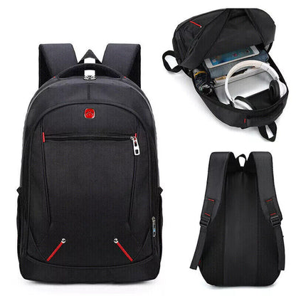 Men & Boys Large Backpack Waterproof Rucksack Shoulder Travel Hiking School Bag