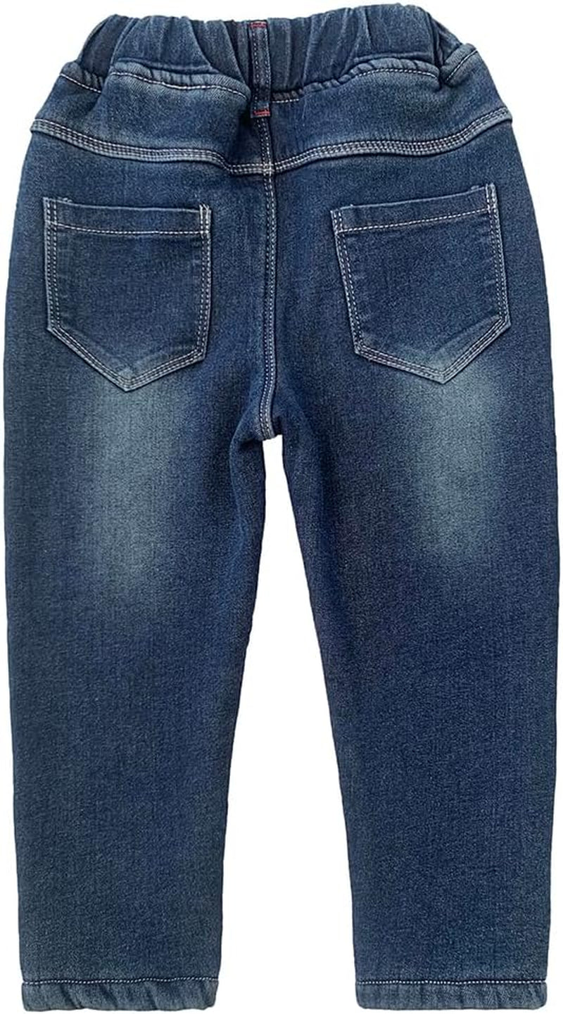 18M-9Years Spring Autumn Girls 2Pcs Clothing Sets Long Sleeve T Shirt and Embroidery Jeans