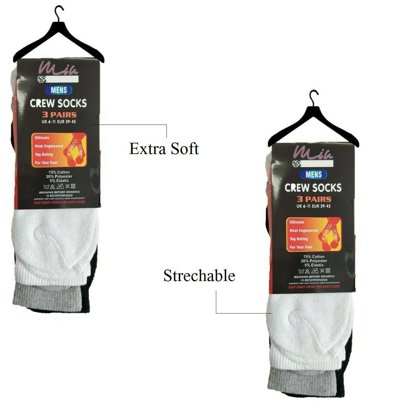 12 Pairs Mens Working Sock Ankle Socks Heel and Toe Protection Adults Size 6-11