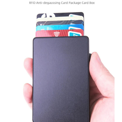 RFID Metal Plastic Card Holder Card Wallet Pop up Slim Credit Card /MONEY Holder