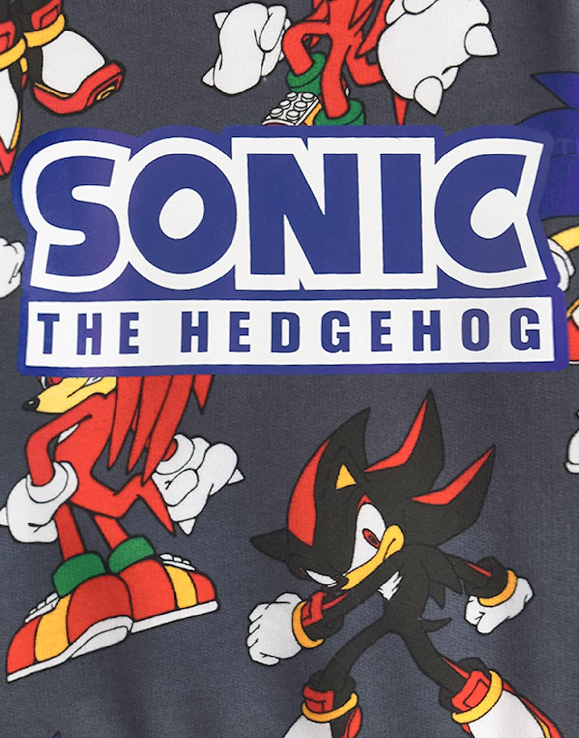 Boys Sweatshirt & Shorts Set | Kids All over Print Graphic Sweater with Matching Bottoms | Shadow Knuckles Apparel Outfit for Gamers | Daywear Gaming Character Merchandise Gift