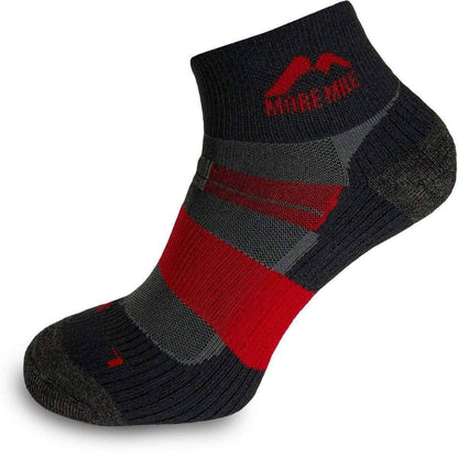 More Mile Womens Endurance 5 Pack Coolmax Cushioned Running Ankle Socks