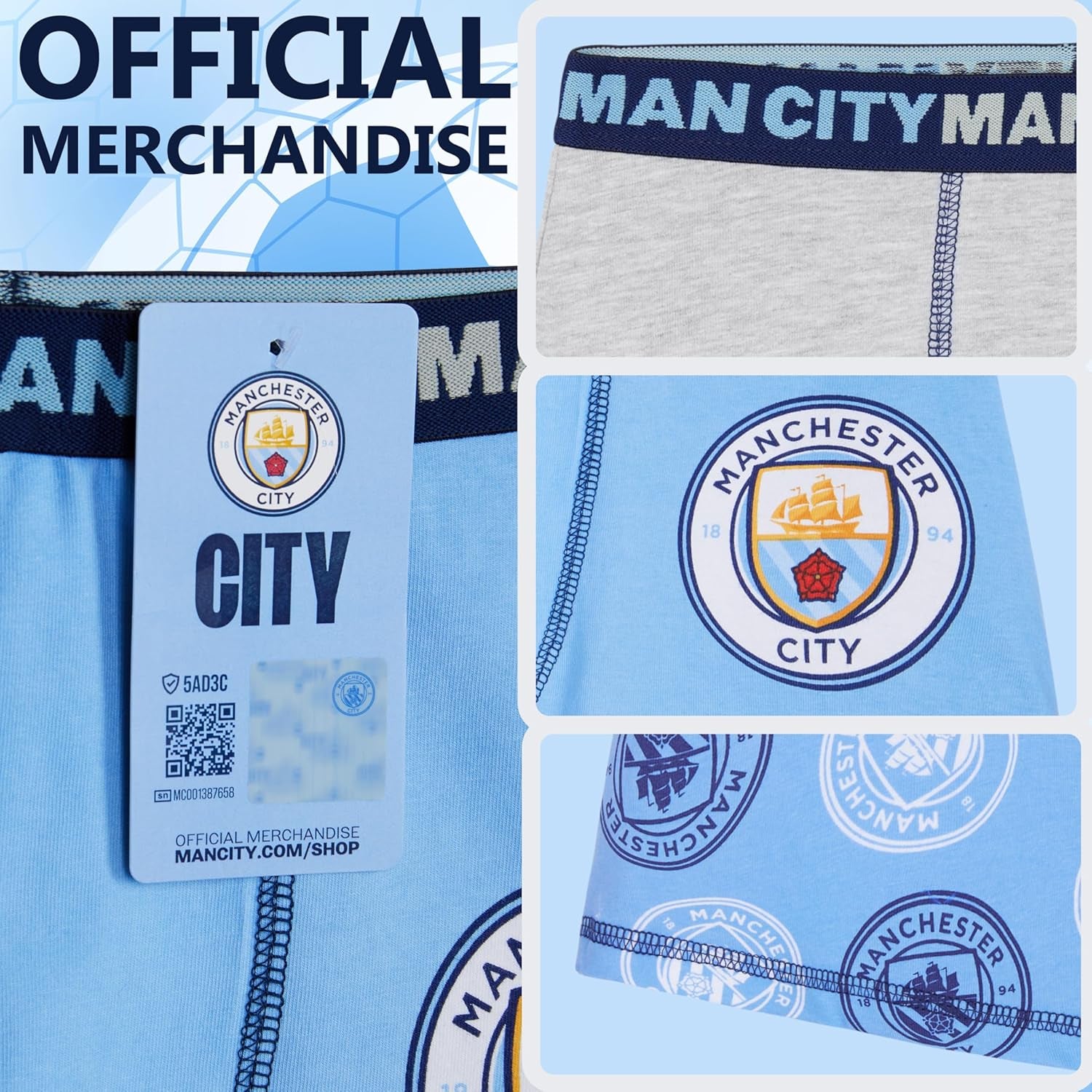 . Boys Boxer Shorts, Soft Breathable Stretchy Boxers Pack of 3 Underwear - Gifts for Boys