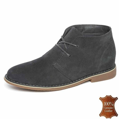 Boys Leather Desert Boots NEW KIDS Casual Smart Ankle Chelsea Dealer Boots Shoes