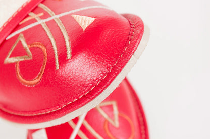 Women`S/Ladies Warmed Slippers 100% Natural Leather&Sheepw