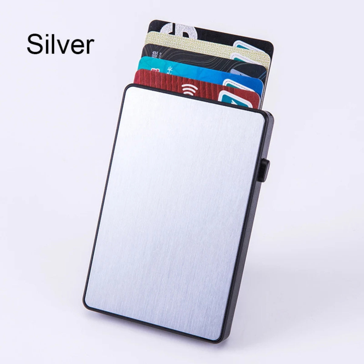 RFID Metal Plastic Card Holder Card Wallet Pop up Slim Credit Card /MONEY Holder
