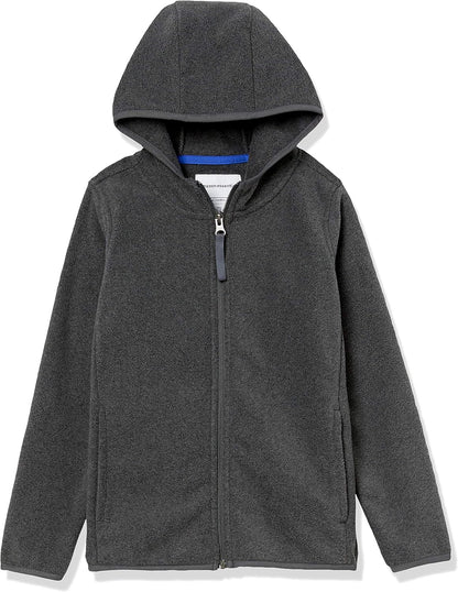 Boys and Toddlers' Polar Fleece Full-Zip Hooded Jacket