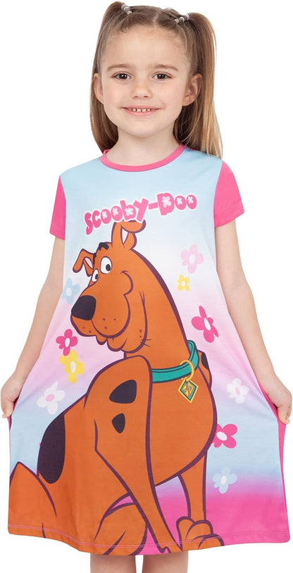 Girls Nightdress | Floral Nightie | Short Sleeve Girls’ Nighties | Ages 2 to 10 Years