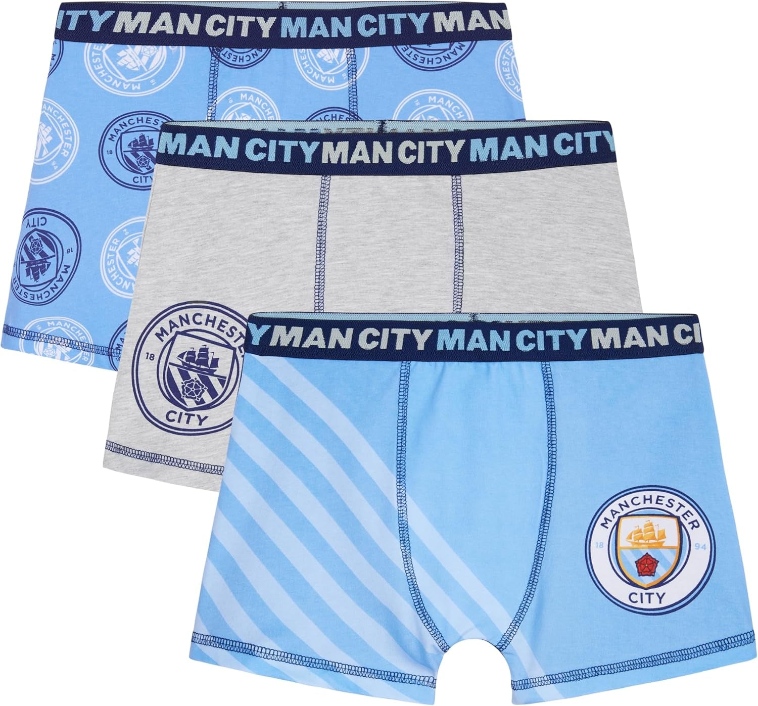 . Boys Boxer Shorts, Soft Breathable Stretchy Boxers Pack of 3 Underwear - Gifts for Boys