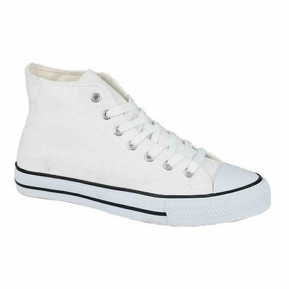Mens Lace up Casual Retro Hi Top Boots Deck Sneakers Trainers Pumps Shoes Size