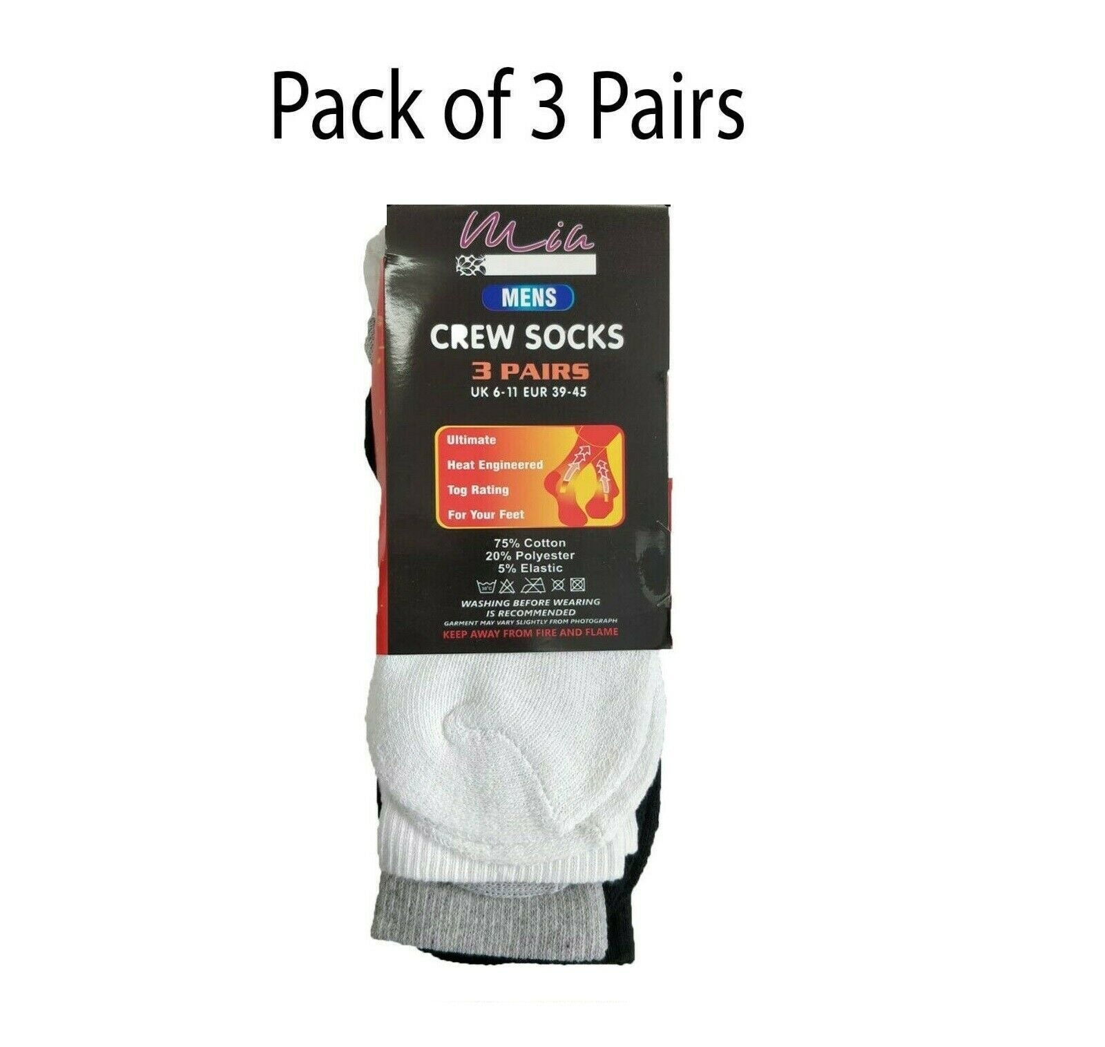 12 Pairs Mens Working Sock Ankle Socks Heel and Toe Protection Adults Size 6-11