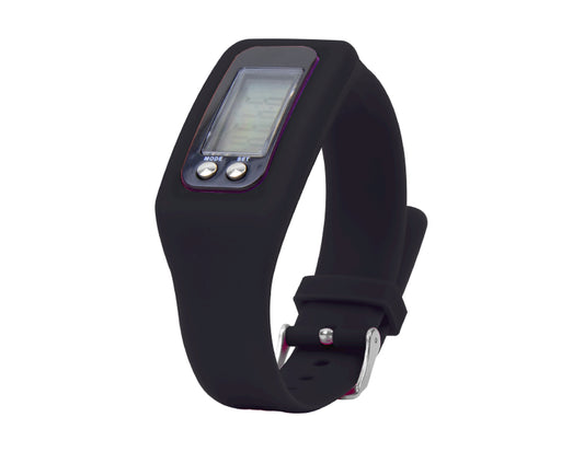 Unisex Wrist Activity Tracker with PQD Large LCD Display and Silicone Strap