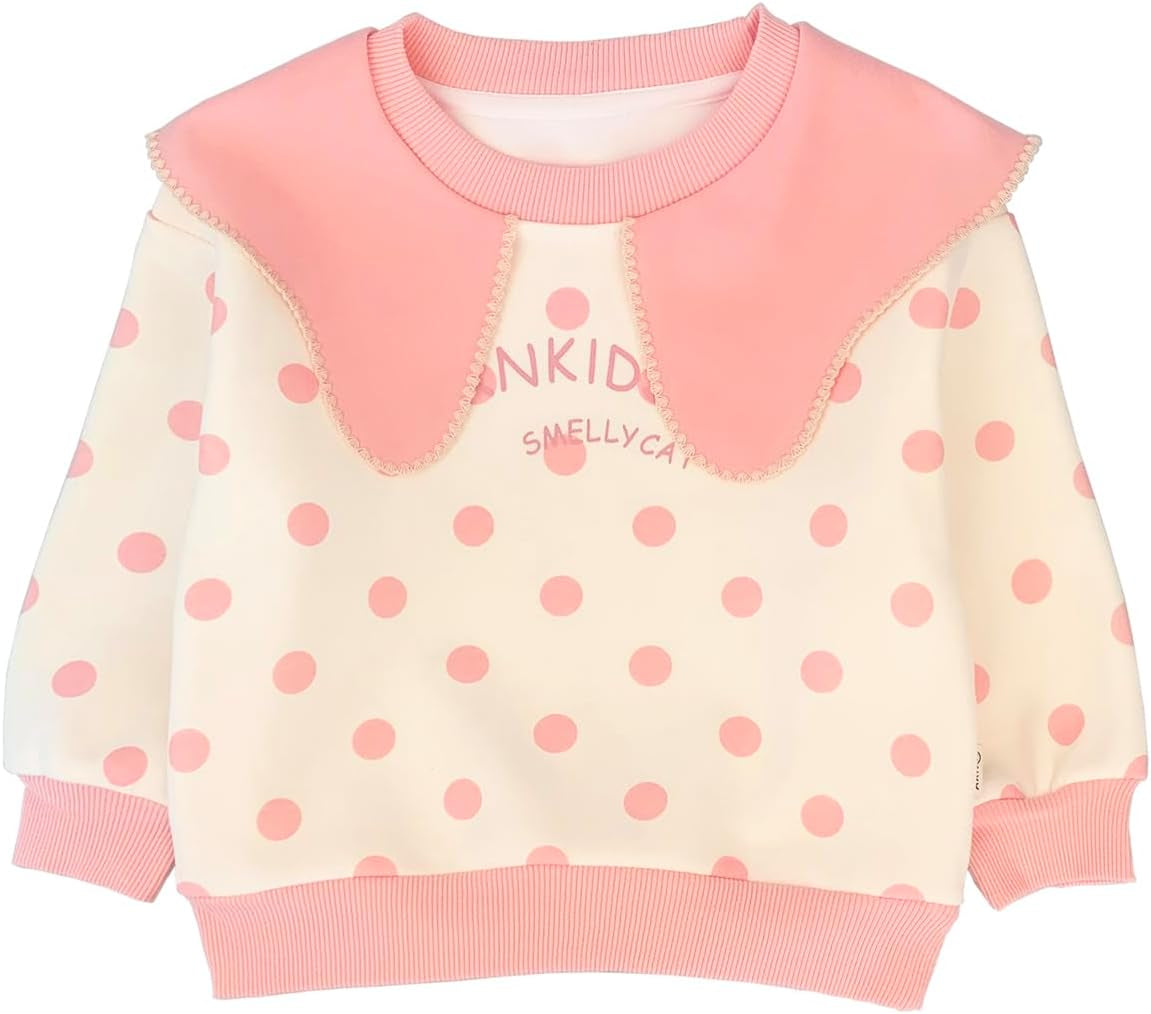 2-7T Spring Fall Little Girls 2Pcs Clothing Set T Shirt and Jeans