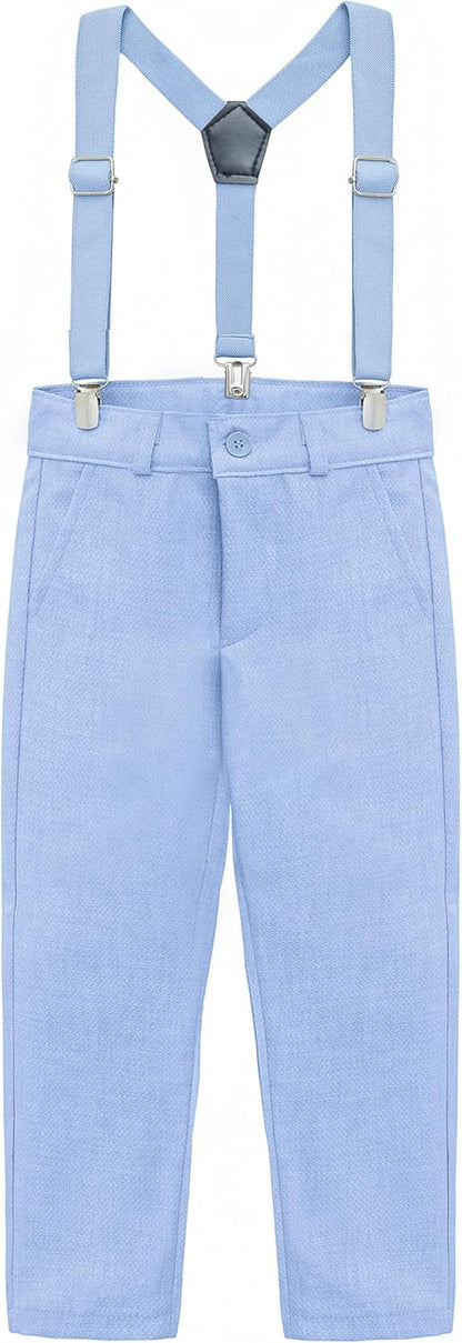 Boys Formal Slim Fit Boy Pant Set of 4 Pcs, Gentleman Wedding Outfits, Formal Dress Set