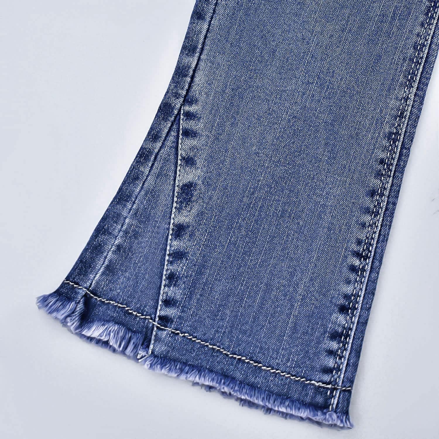 2-11T Toddler Big Girls Pants Clothing Set 2Pcs Cotton Top and Jeans