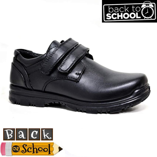 Boys Faux Leather School Shoes Kids Smart Wedding Formal Back to School Shoes