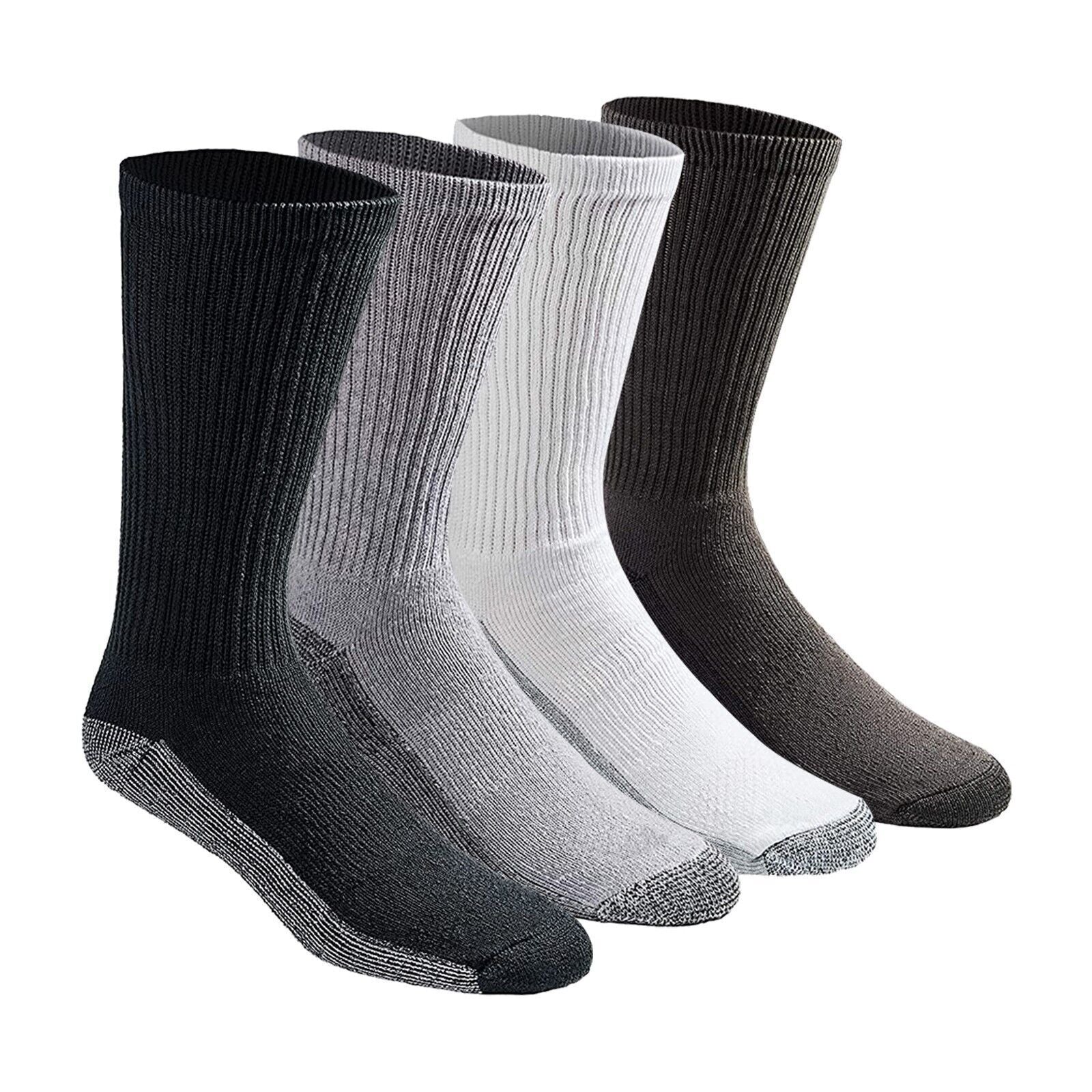 12 Pairs Mens Working Sock Ankle Socks Heel and Toe Protection Adults Size 6-11