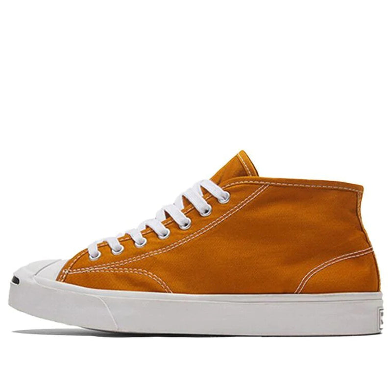 Converse Unisex Jack Purcell Mid Trainers / Saffron Orange / RRP £70