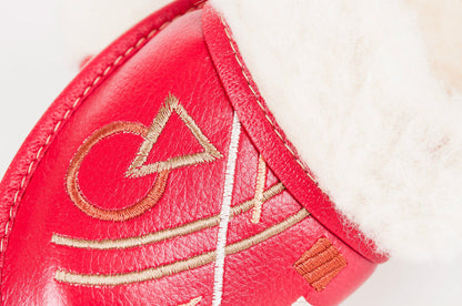 Women`S/Ladies Warmed Slippers 100% Natural Leather&Sheepw